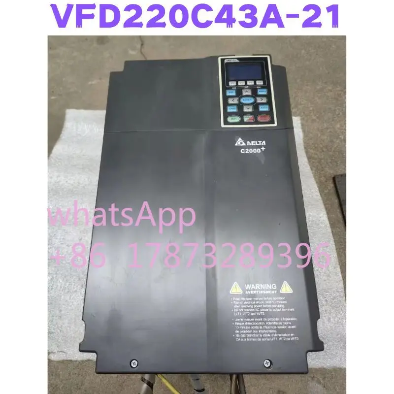 Gebrauchter Wechselrichter VFD220C43A-21, OK getestet