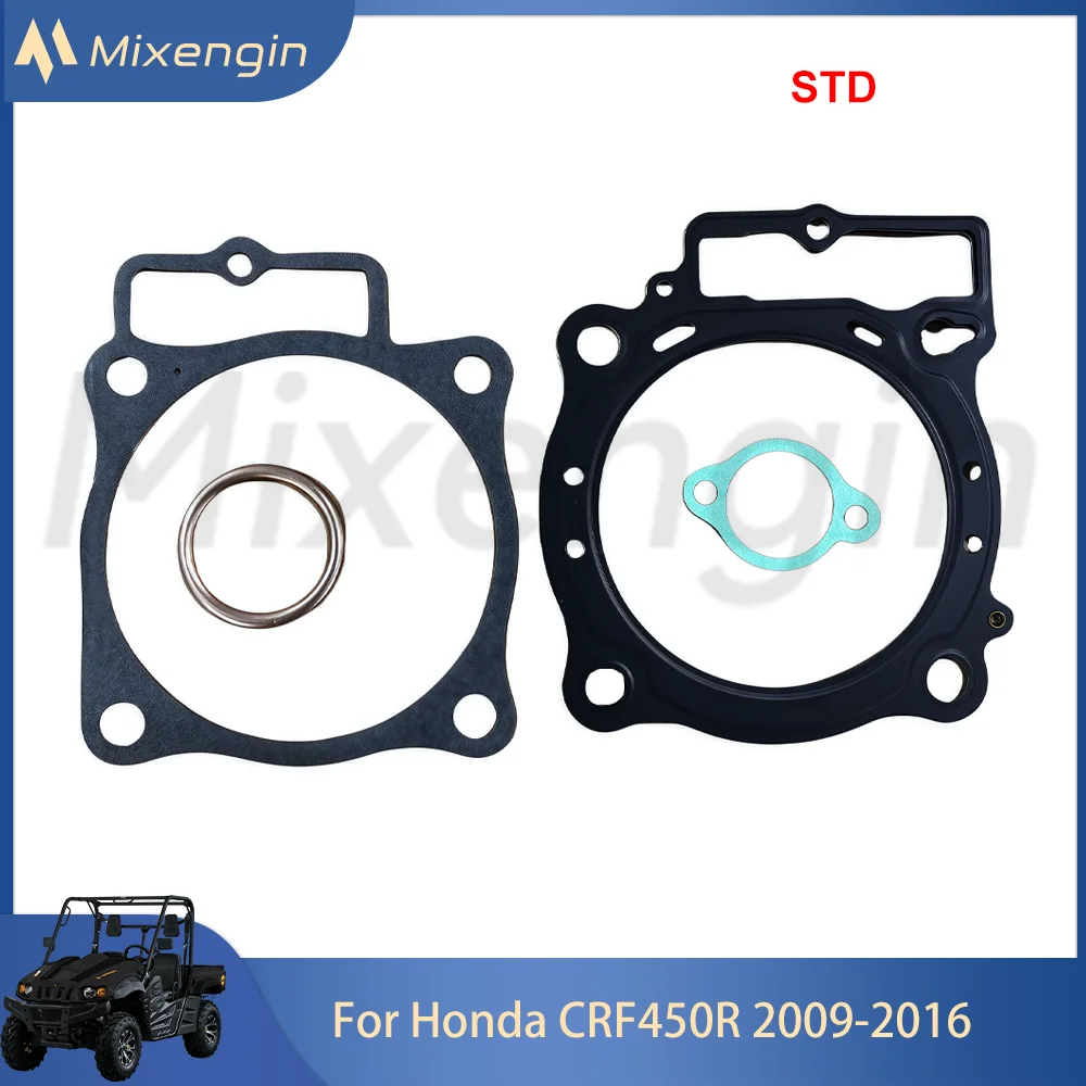 Motorcycle Engine Parts Complete Top End Standard Bore 96mm Gasket Rebuild Overhaul Kit For Honda CRF450R CRF 450R STD 2009-2016