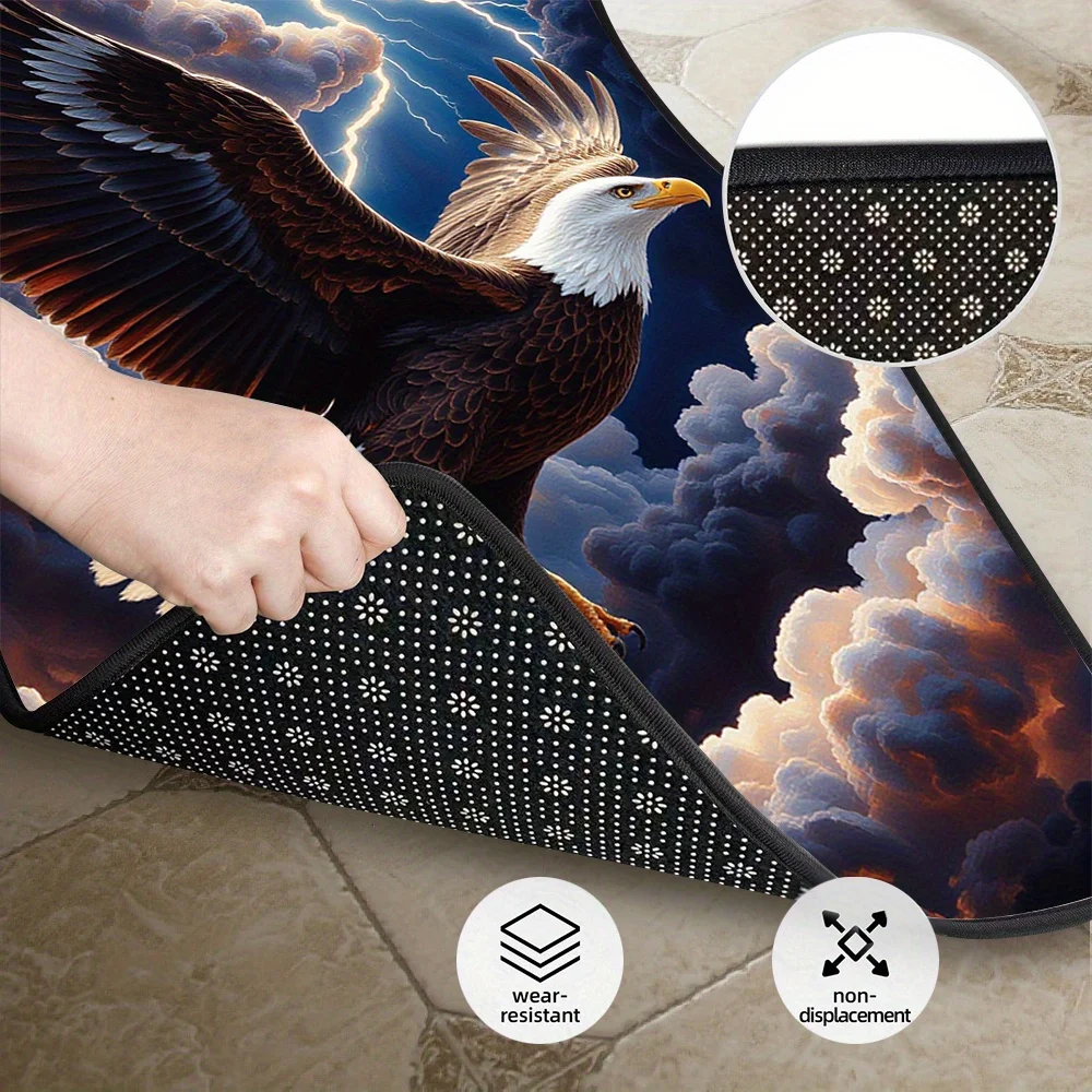 พรมปูพื้นลายอีเกิล สตอร์มี สกา - Commercial Printing & Packaging Pvt Ltd บทวิจารณ์และราคา