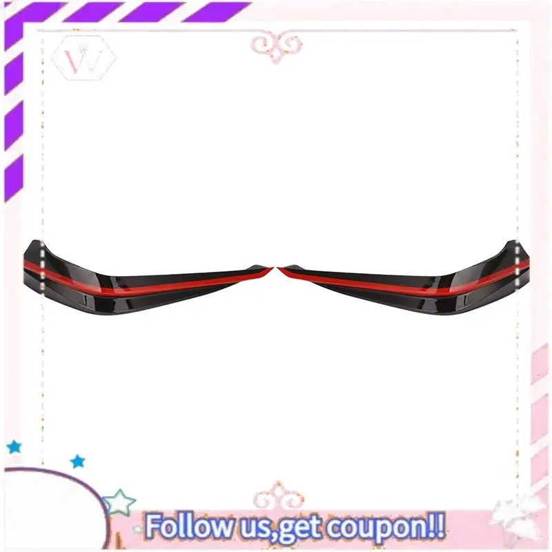 

Portable Car Front Bumper Spoiler For Honda Civic 11Th 22 Front Bumper Lip Wrap Angle Splitters