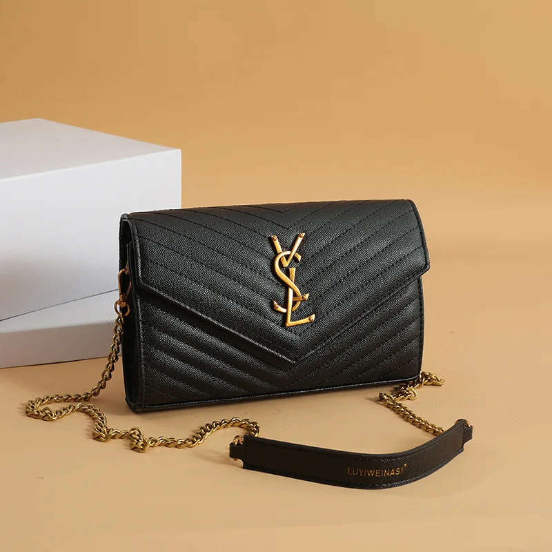

2025 Designer-inspired Envelope Bag, Quilted Crossbody Purse with Chain, Multi-way Shoulder Bag, Fashion & Elegant