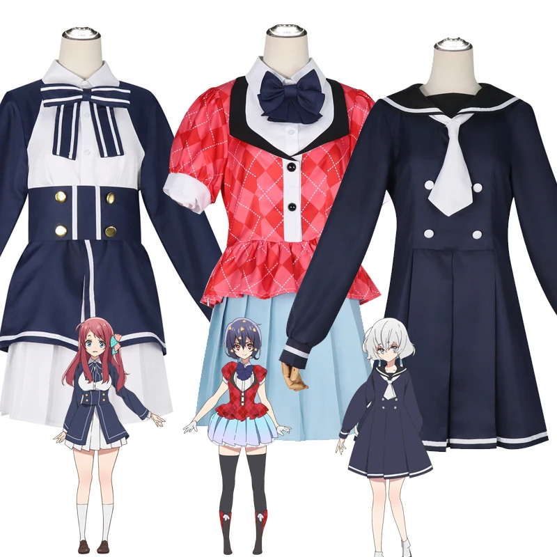 Conjunto Zombieland Saga Sakura Minamoto |   Traje de marinero Junko Konno y uniforme escolar Mizuno Ai |   Disfraz de ídolo Disfraz de anime