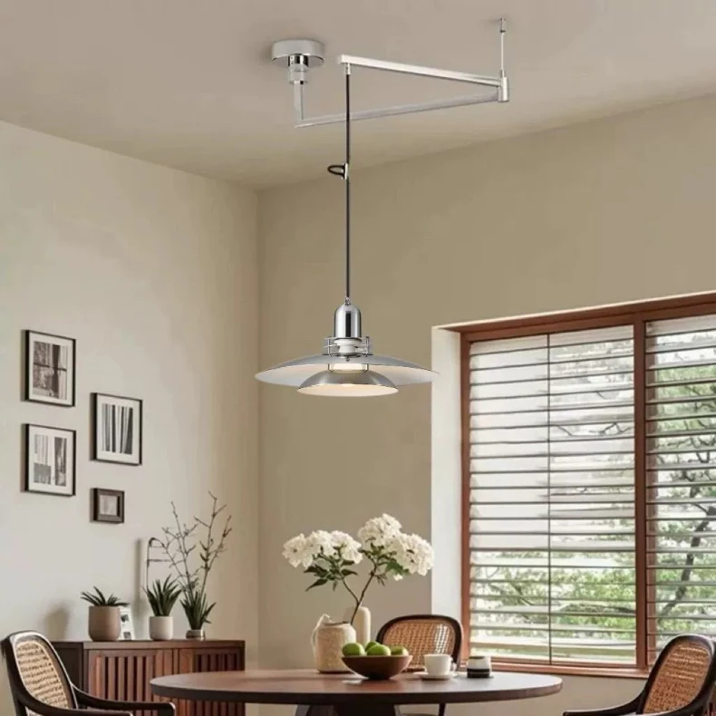 Chrome Metal Pendant