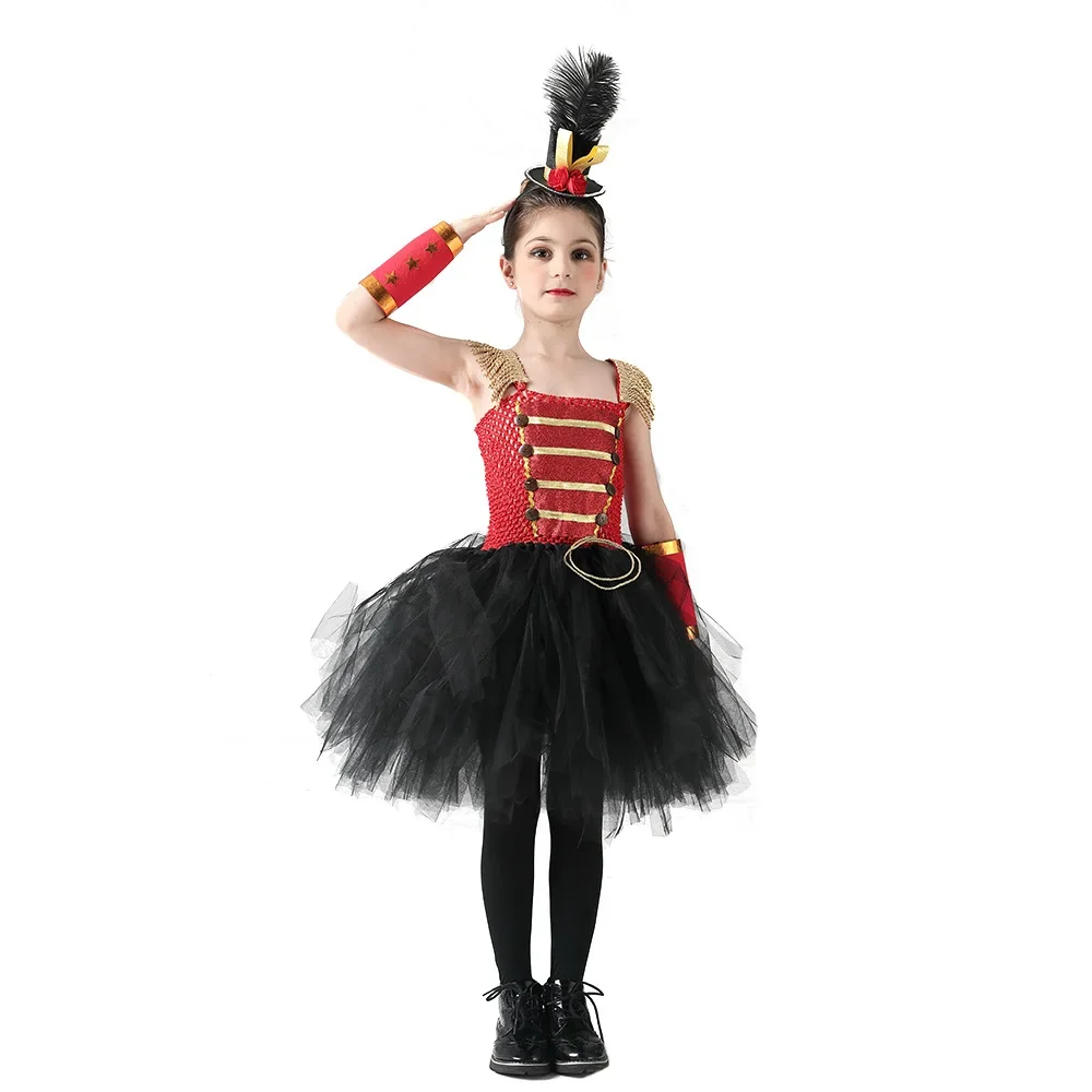 

2024 New Cosplay Anime The Nutcracker Girl Gauze Dress Children's Stage Performance Costumes Halloween Dress Up Girl Dress Set