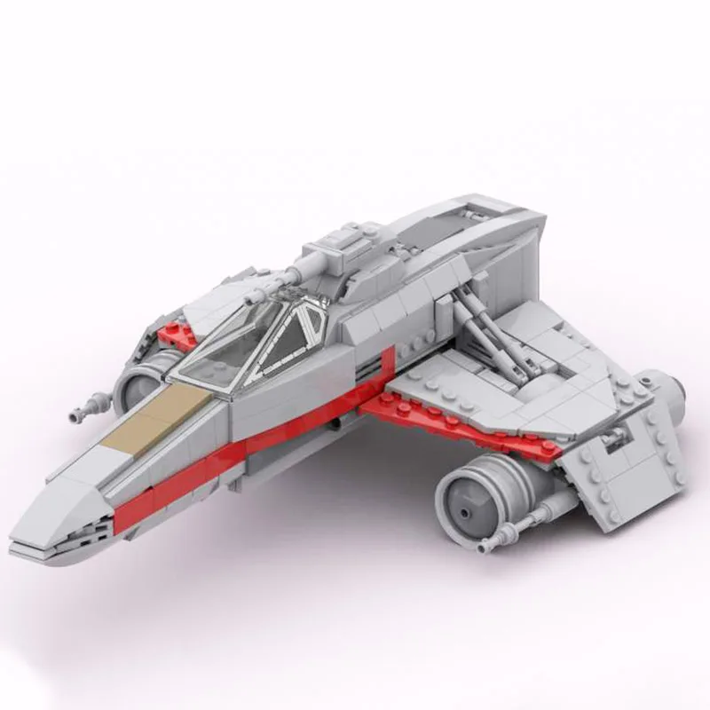 Novo 499 pçs famosa estrela batalha filme moc e-wing espaço lutador modelo diy idéias criativas brinquedo da criança presente de natal blocos de construção