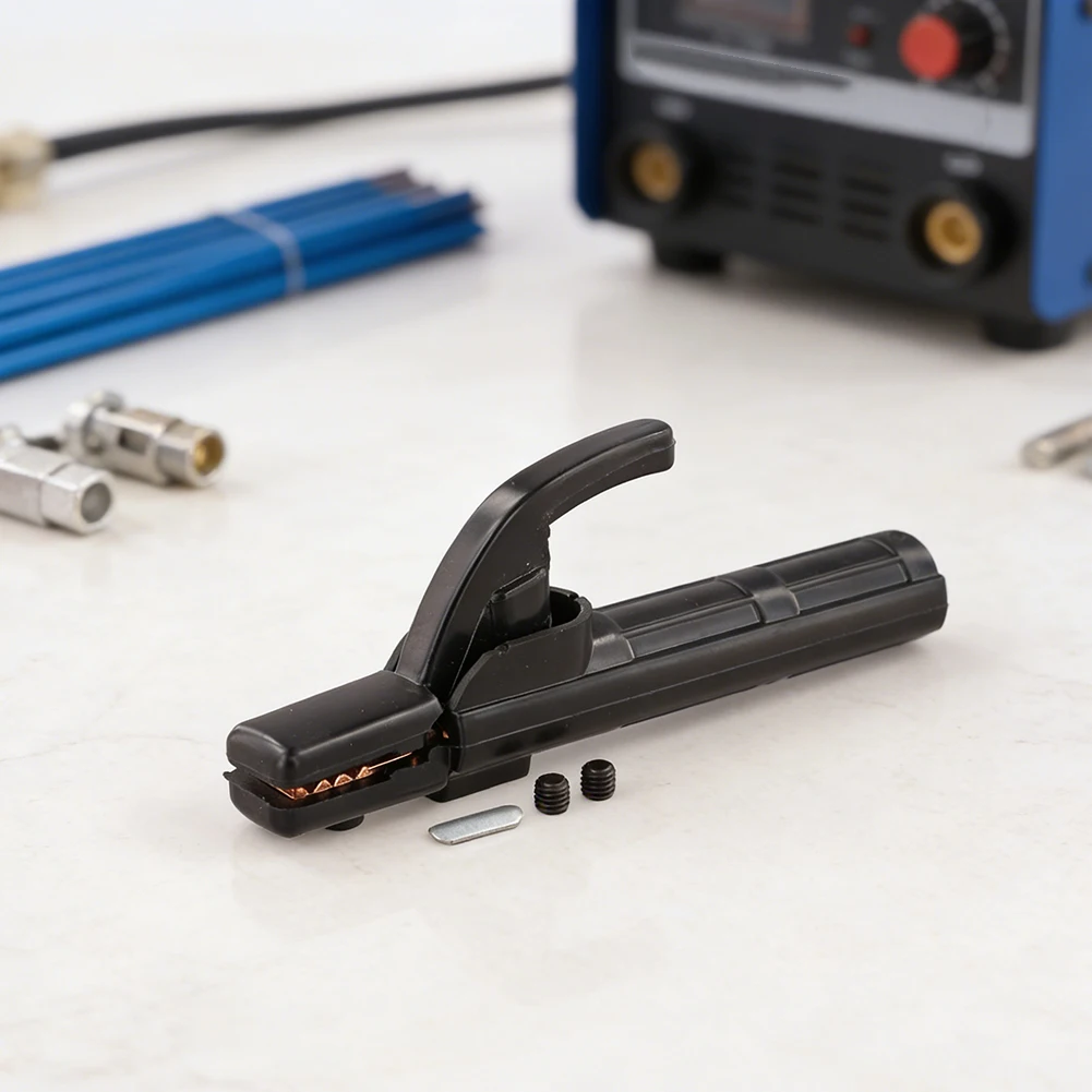 300A Welding Clamp Non-slip Handle Clamp Electrical Stability User Friendly Welding Tool 300A Holder Approx. 20cm Long