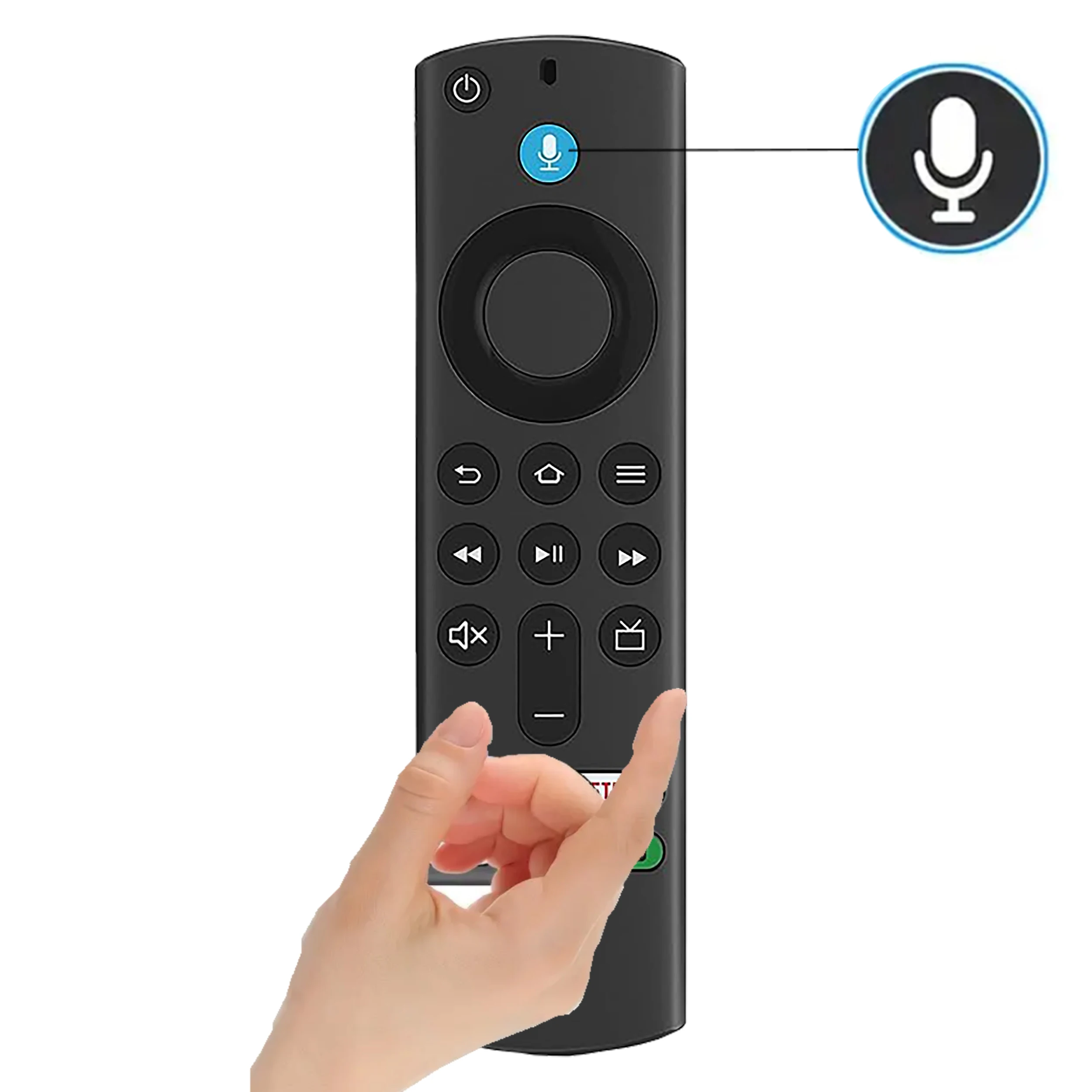 

L5B83G Fire Lite Cube Smart TV Bluetooth Voice Replacement Remote Control Controller for Amazon (3rd Gen) Stick TV Fit 4K Max