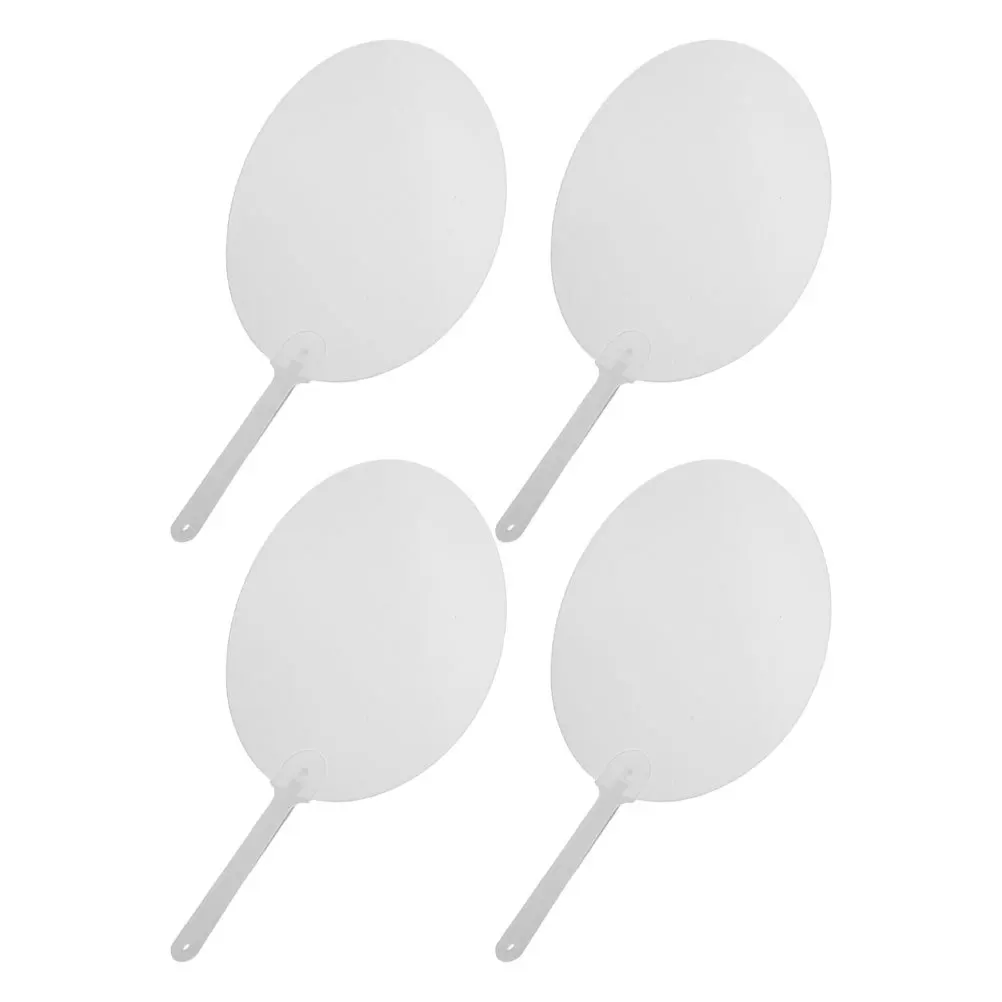 

4pcs Sublimation Fan Blank Hand Fan Diy Craft Material For Graduation Wedding Party Church Decorative Use Handheld Fans Party