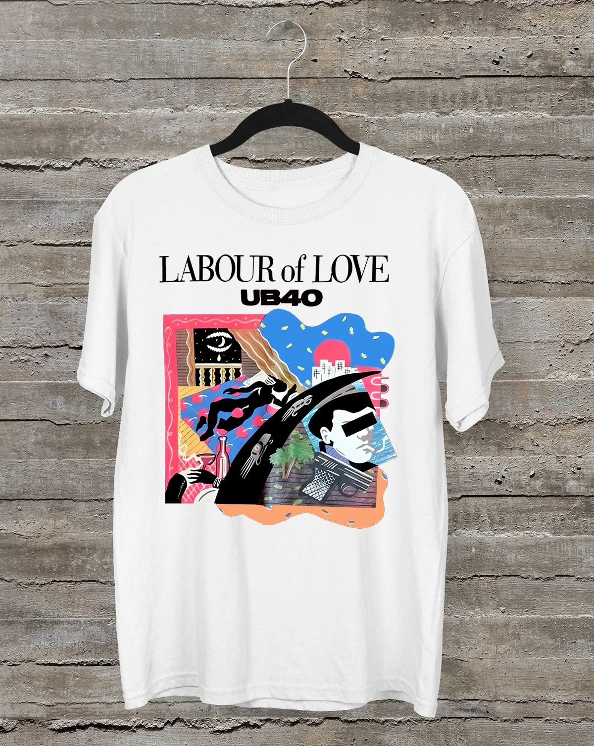 UB40 Labour of Love Album T-shirt WHITE Cotton All Sizes S-5XL JJ2197