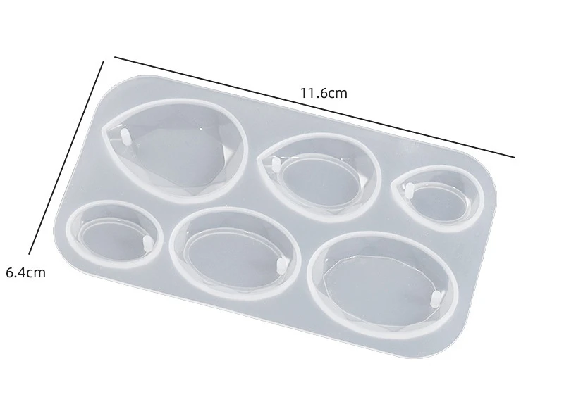 Cabochon Gem Jewelry Silicone Mold for Crafting