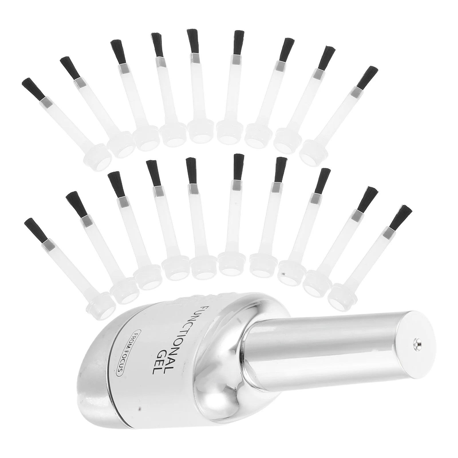 

1Set Nail Polish Replacement Brush Kit Convenient Durable Nail Art Tool for Gel Polish Application Manicure Salon Supplies