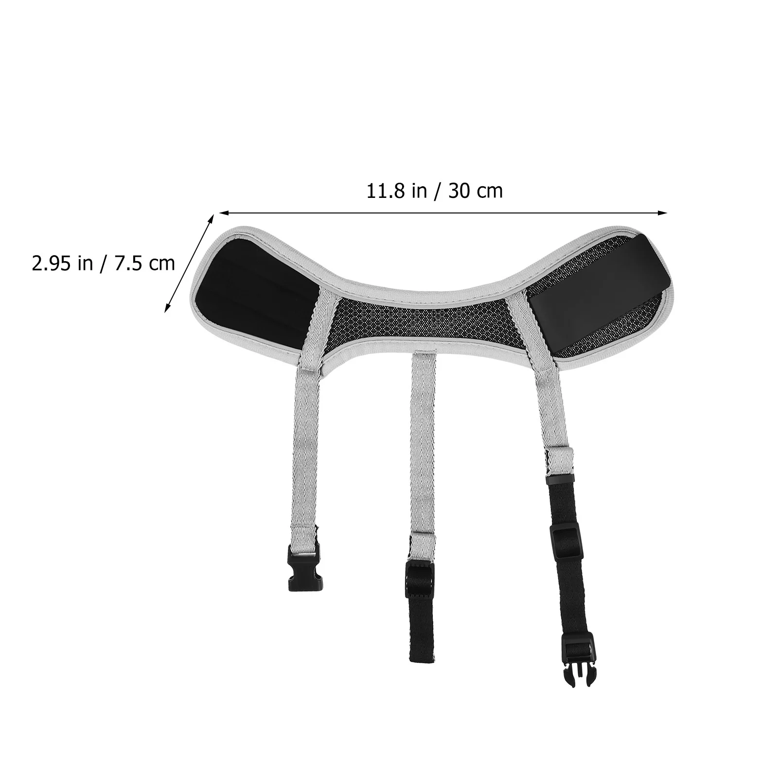 

Dog Mouth Cover Soft Breathable Fabric Protector Size L Prevent Biting Barking Reinforced Structure Secure Buckle