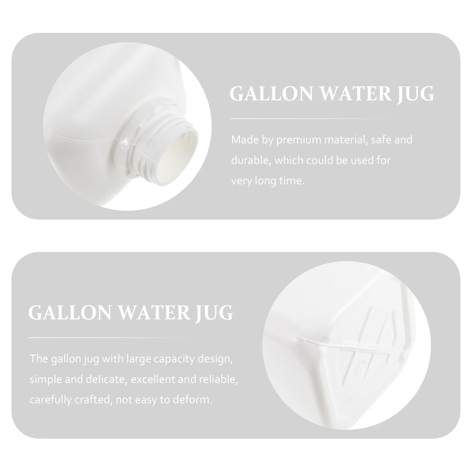 

2pcs Fructose Syrup Plastic Bucket Leak-proof Water Jug 2.5 Gallon Capacity Reusable Storage Ergonomic Handle Safe