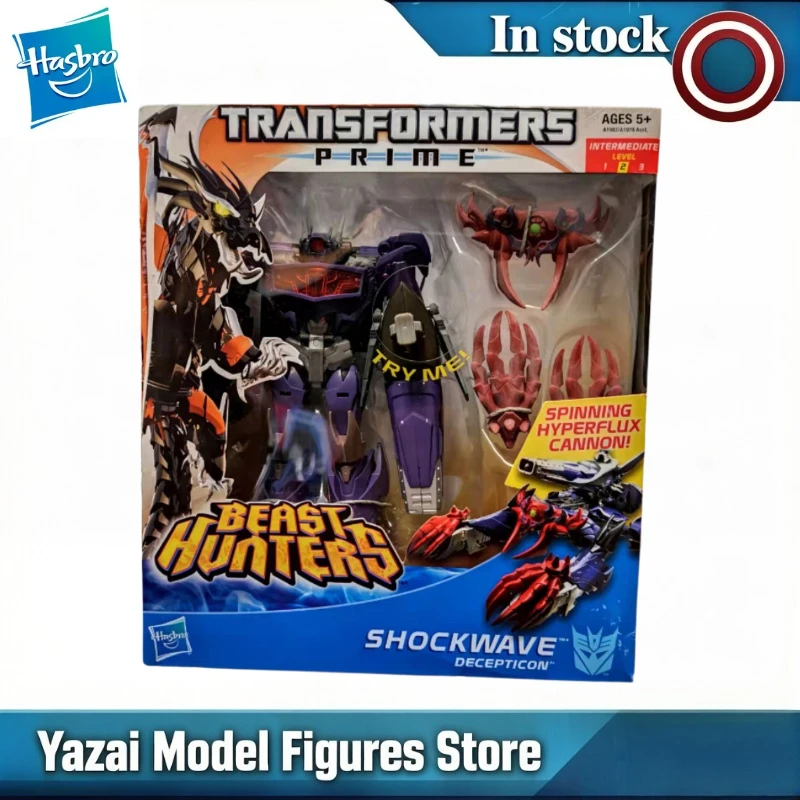 Original Hasbro TRANSFORMERS PRIME BEAST HUNTERS SHOCKWAVE Action Figure Model