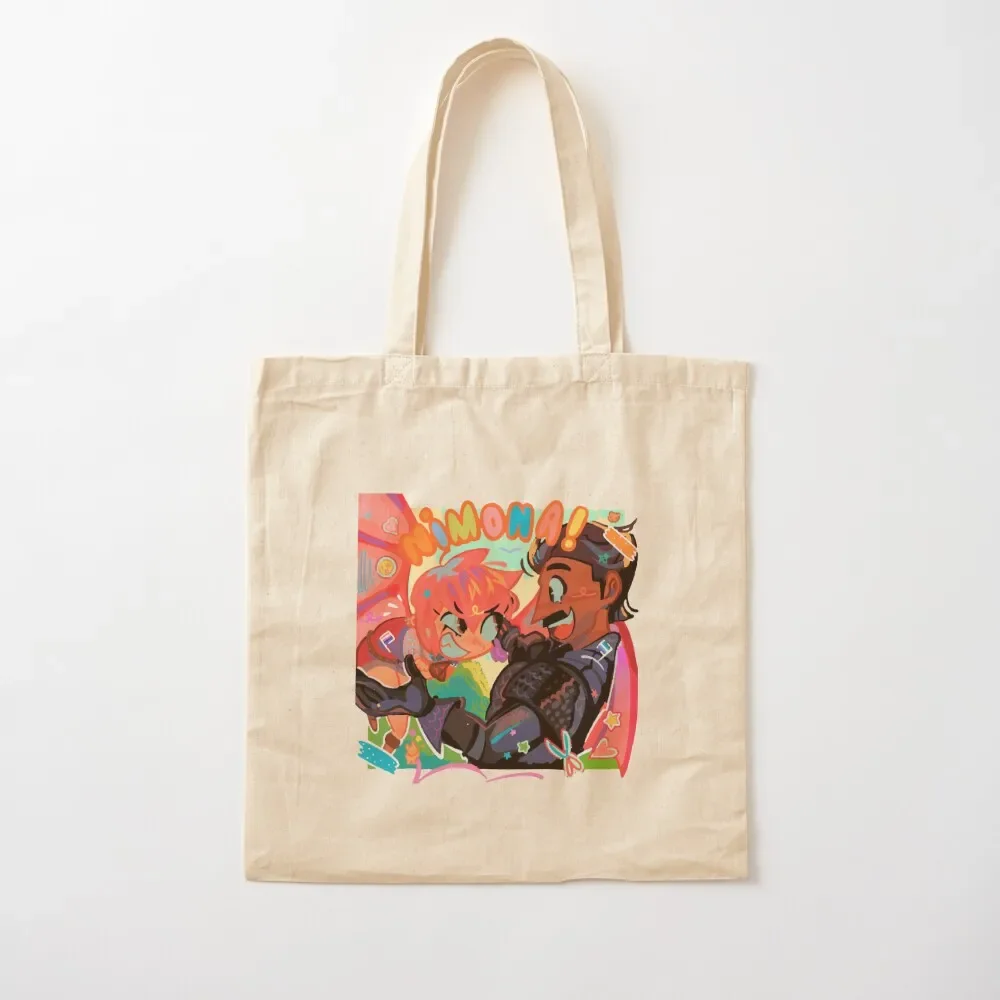 

Dynamic Duo Nimona and Sir Ballister Unite (black) Tote Bag Women's shopper bag cute tote bag ecological bags Women's