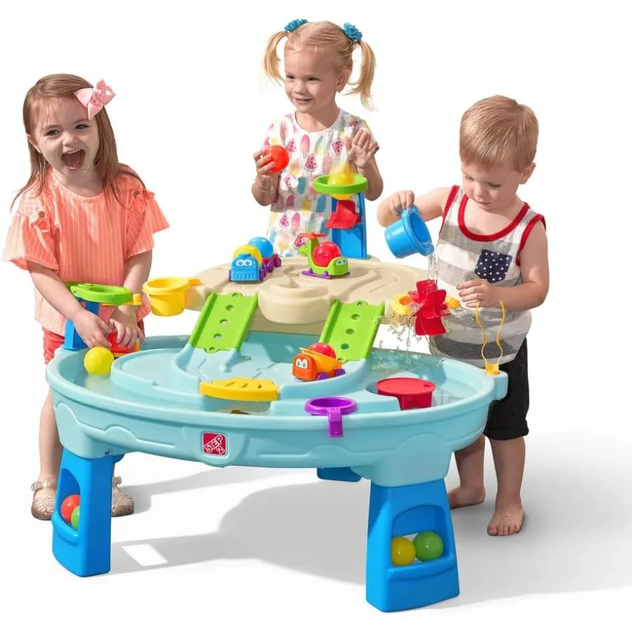 Ball Buddies Adventure Center Tavolo ad acqua per bambini, Tavolo sensoriale ad acqua per bambini per interni ed esterni, 1,5+ anni, 23 Pi