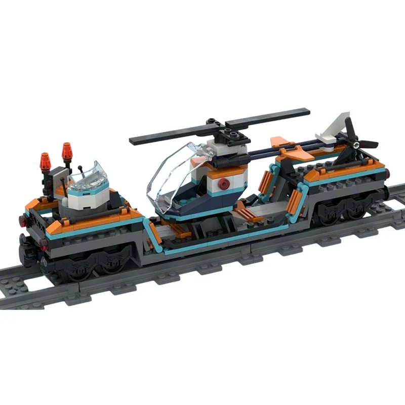 

711 деталей MOC: Дополнительные вагоны для поезда «Арктический полярный экспресс», конструктор, игрушка для сборки, подарок на день рождения для детей