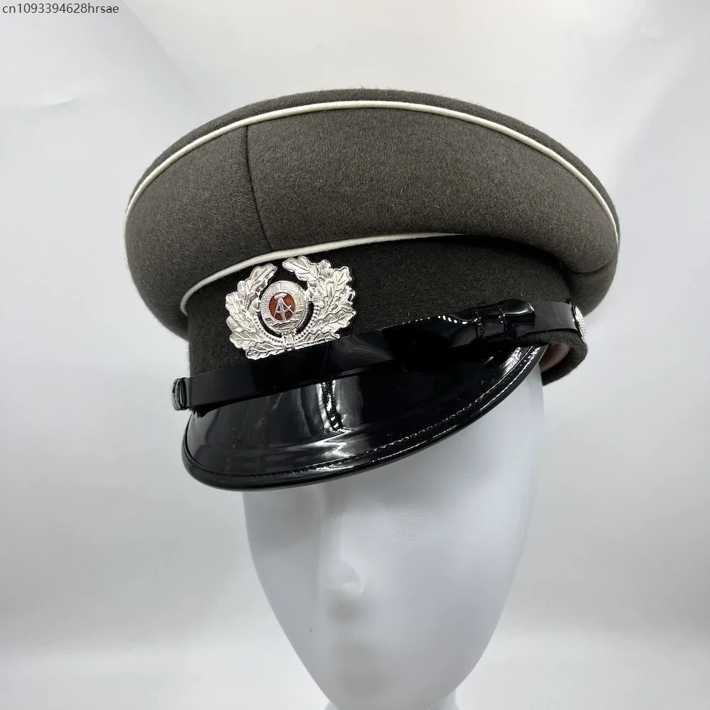 

East Germany Army Hat Officer Cap Espionage Men Military Adult Prop Accessories Winter