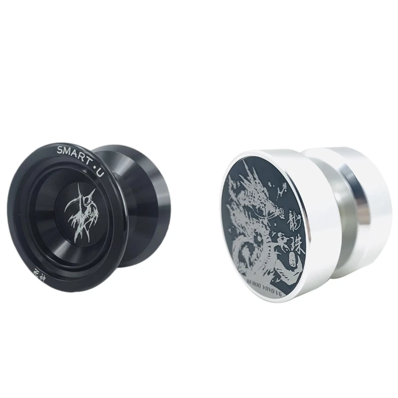 

BEBOOYOYO Metal Yoyo Set Yo Yo + Glove + 3 Rope & BEBOOYOYO Ball Bearing Beboo Yoyo V6 Alloy Aluminum Yo Yo Metal 2