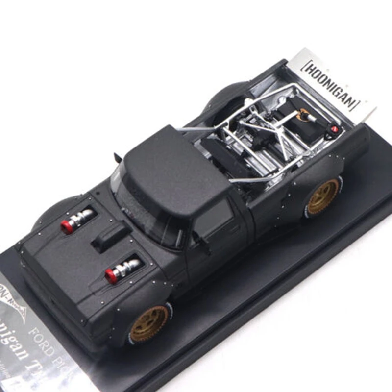 収集可能な車のモデル,1/43, HRN-MODEL,フォードマスタング,ピックアップ,ホーントラック,樹脂