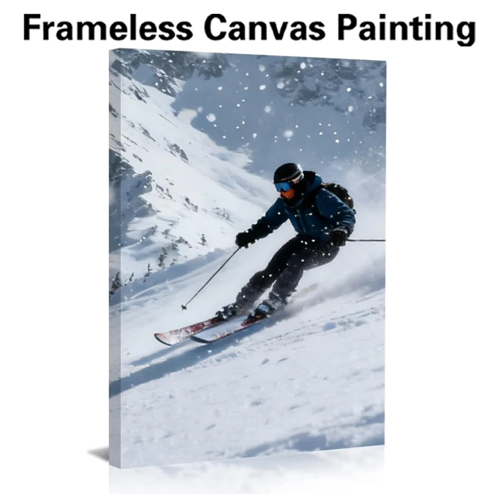 1pc Frameless Personalize Custom Photo exercise Modern Hd Printed Scenery Poster Posters And Prints Living Room Wall Decoration