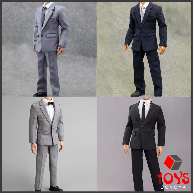 ZY5038 ZY5039X ZY5052 1/6 Classic Business Male Office Professor Gentleman Suit Set T shirt Pant for 12'' Action Figure