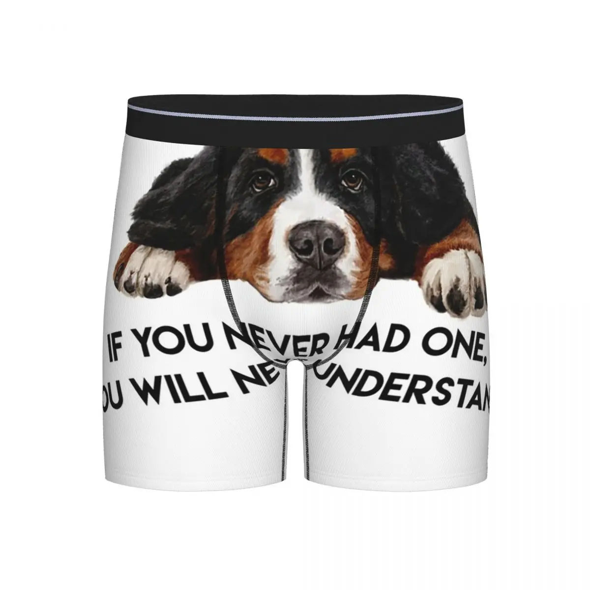 

Long Boxer Underpants Shorts Bernese Mountain Dog Panties Male Ventilate Underwear for Homme Man Boyfriend Gifts