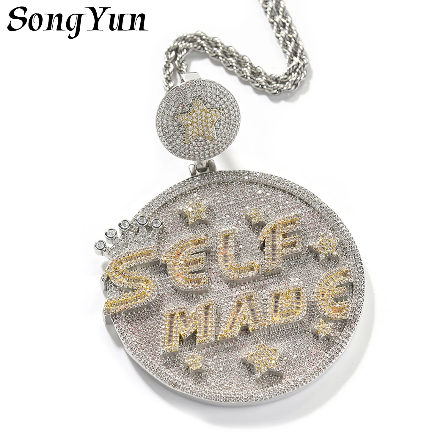 

SongYun Jewelry MHT Quality Brass Necklace Pendant Chain CZ 7A Zircon Engagement Party Daughter Gift Women Man Necklaces Jewelry