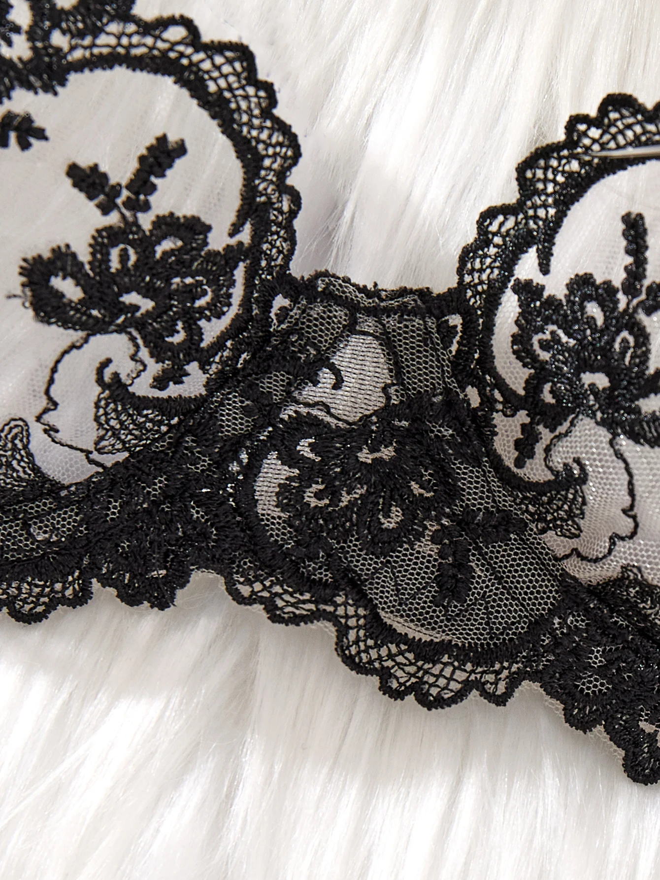 Black lingerie set view