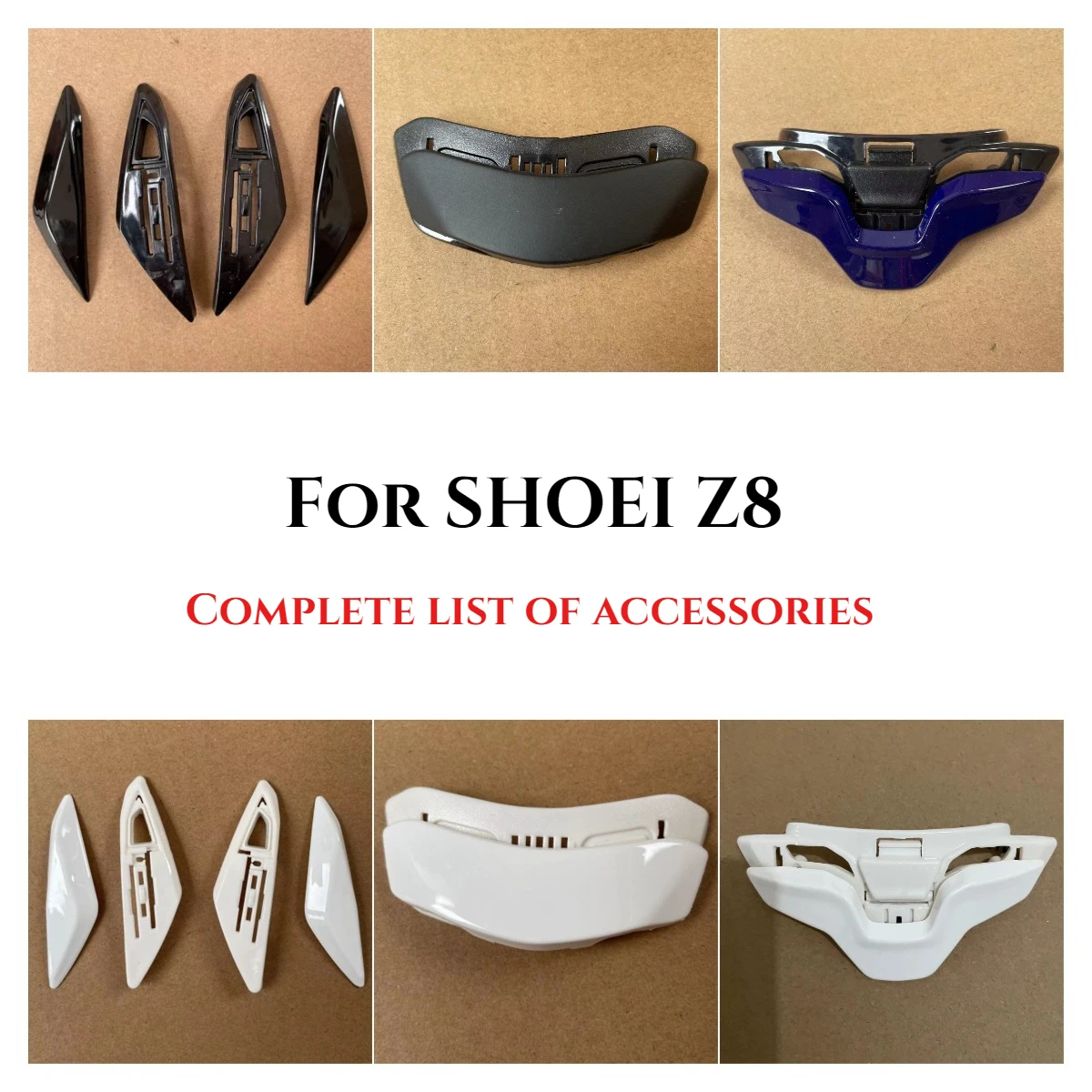 

Suitable for SHOEI Z8 helmet accessories, top mouth air duct lens Z8 head air duct universal air inlet and outlet