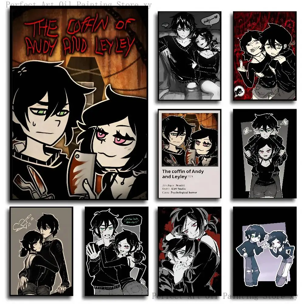 The Coffin Of Andy And Leyley Poster Self-adhesive Art Room Entrance Restaurant Wall Decor Art Painting