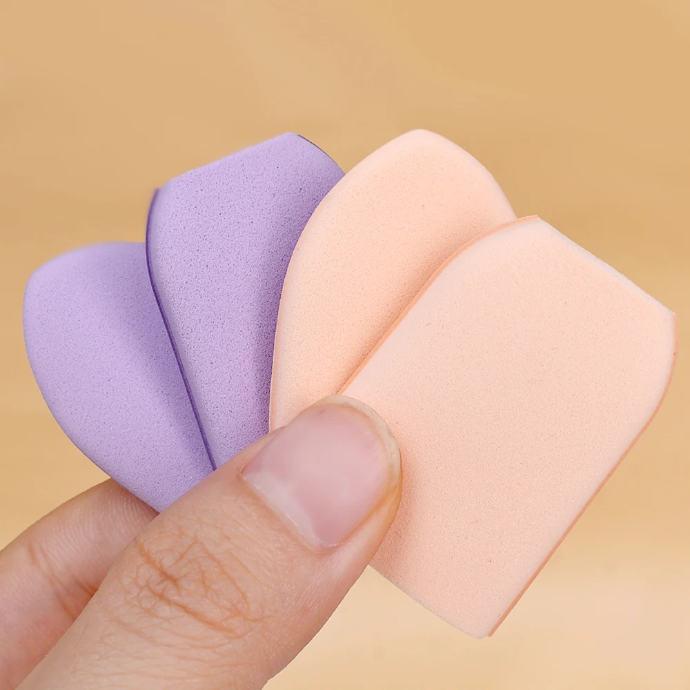 Soft Mini Cushion Powder Puff Sets Finger Cover Water Drop Sponge Dry Wet Concealer Foundation Makeup Sponge Accessories Tools