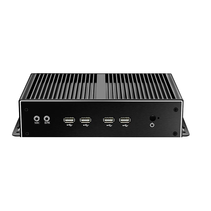 Inter I3-8145U I5-8257U Mini PC industriale Supporto computer Linux Pfsense con 4xUSB2.0 4xUSB3.0 6xRS485 1xHDMI Windows10 Ready