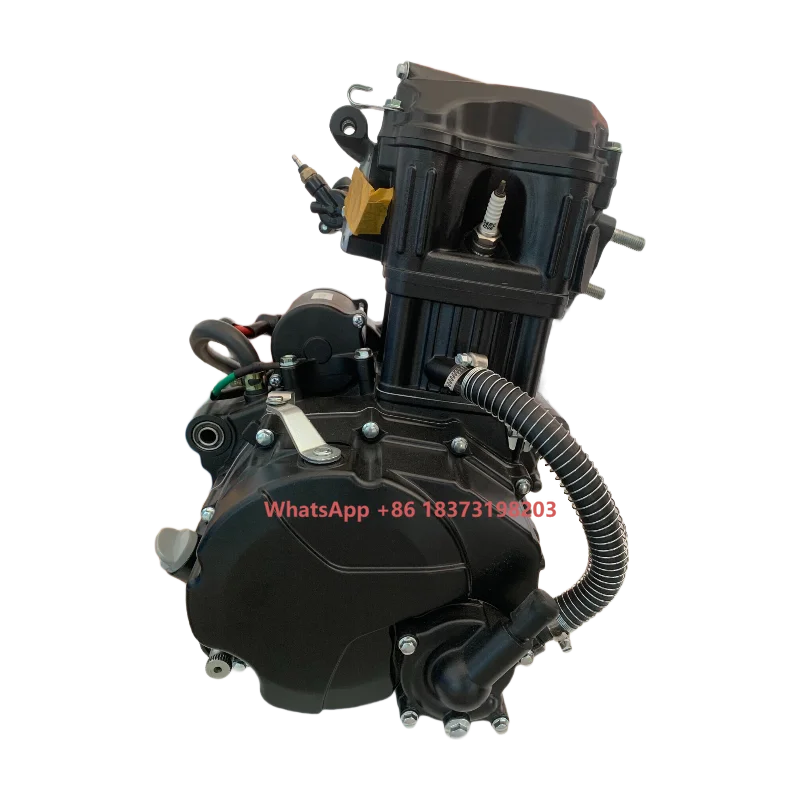 

200cc 4-Stroke Water-Cooled Motorcycle Engine, High-Quality Complete Motor for Tricycle and Motorcycle Use