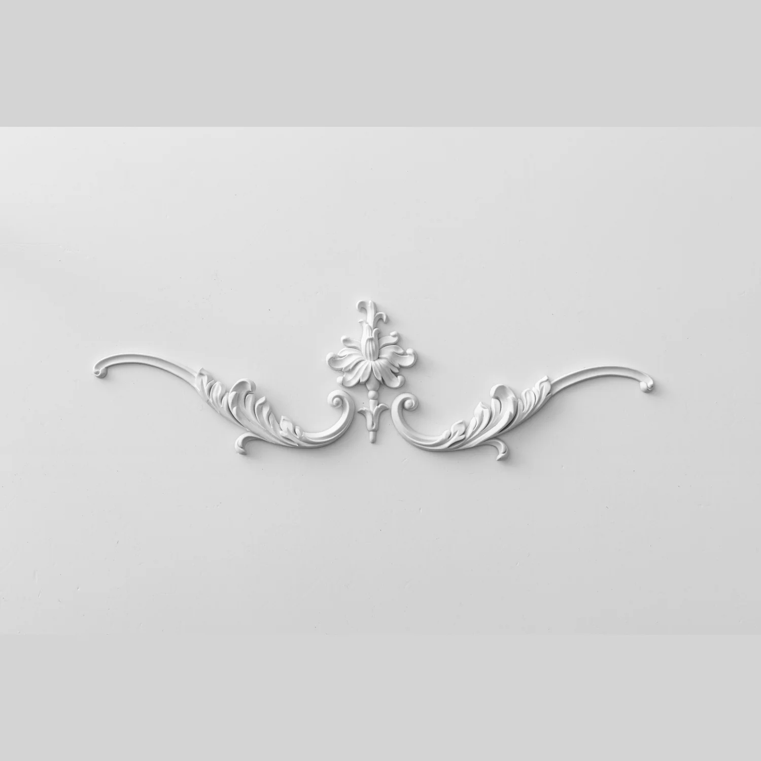 JMZ28 Gold Painted PU Carved Wall Corner Ornament Luxury Classical Polyurethane Corner Molding For Indoor Use