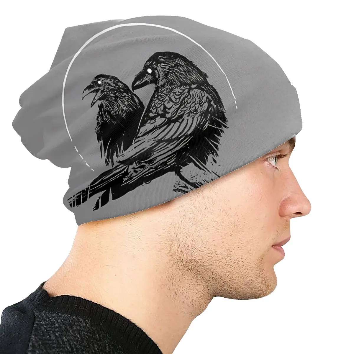 Czapki Skullies jesienne czapki wiosenne Ravens cienka czapka specjalne czapki męskie damskie nauszniki