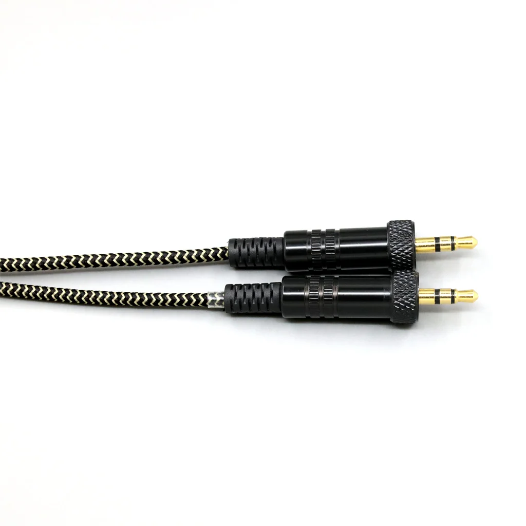 소니 MDR-Z1R MDR-Z7 MDR-Z7M2용 2코어 2.8mm 리츠 OFC 쉴드 브레이디드 슬리브 이어폰 케이블 (헤드폰 고정용 나사 포함) 8044