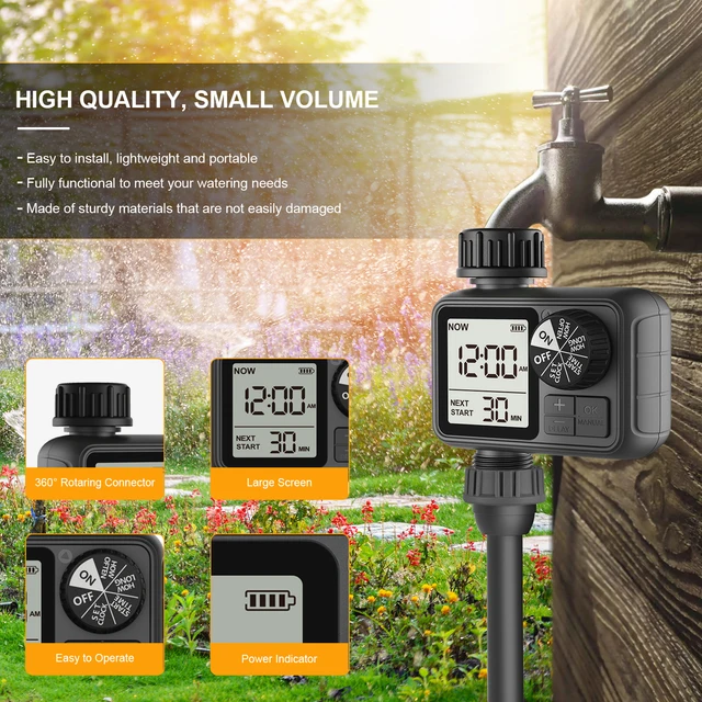 Eshico New Smart Dial & Button Water Timer M02 Automatic Timed Irrigation System 2