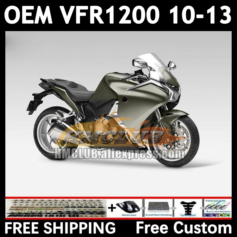 Injection For HONDA VFR1200 VFR 1200 RR CC 87No.24 VFR-1200 10 11 12 13 champagne VFR1200RR 2010 2011 2012 2013 OEM Fairings