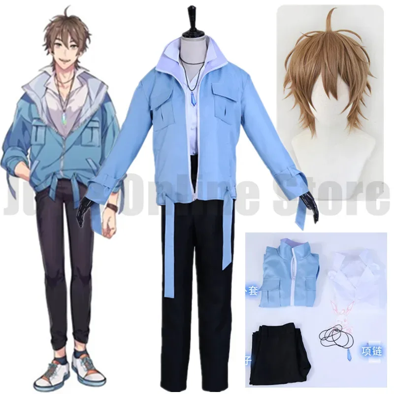 

2025 aaa Nu: Costume with Necklace Custom Size Game Nu: Eiden Cosplay Nu Carnival Halloween