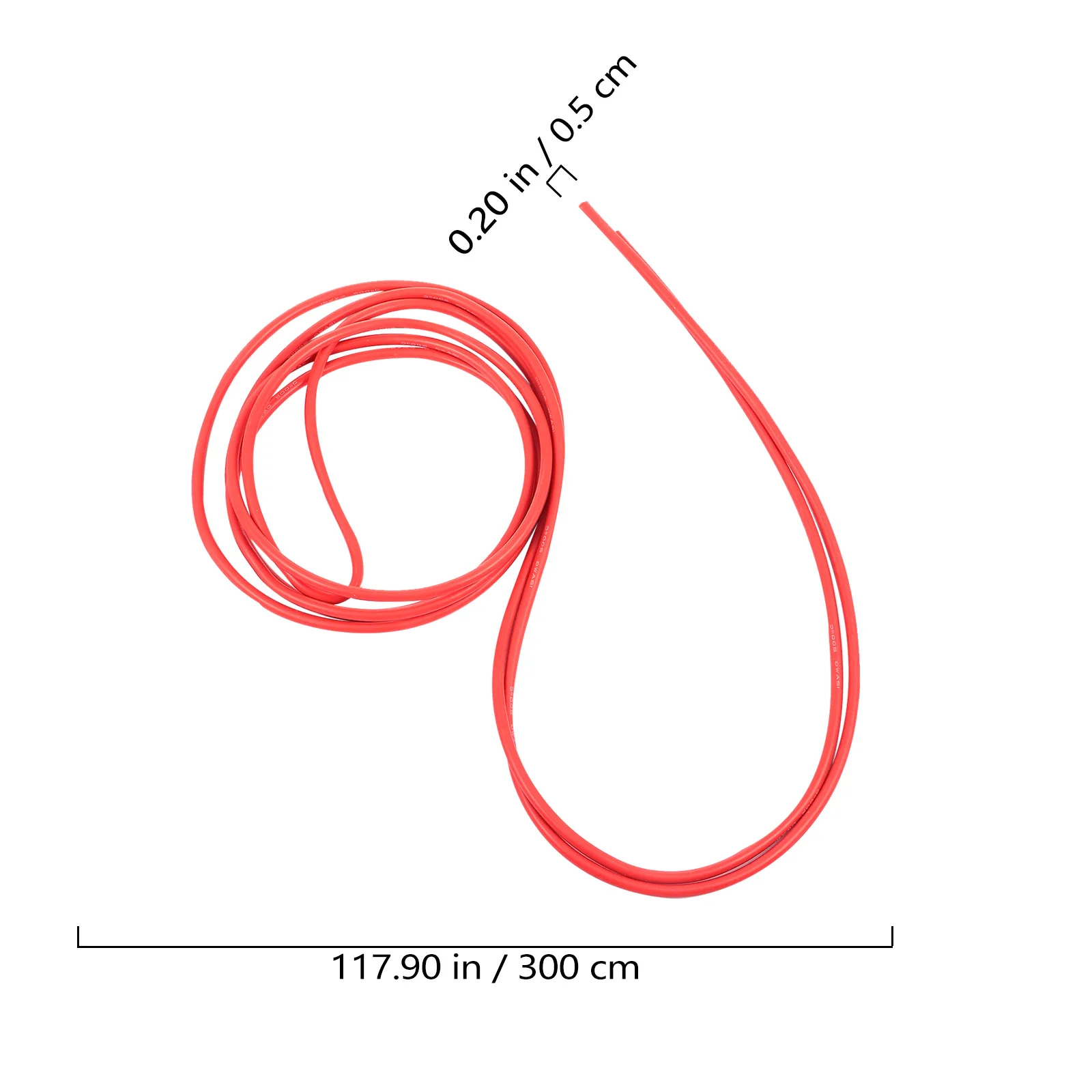 

Tinned Copper Wire 3M Red Insulated Cable Electric Extend Cord Flexible Silicone Heat Resistance Low Impedance Efficient Wire