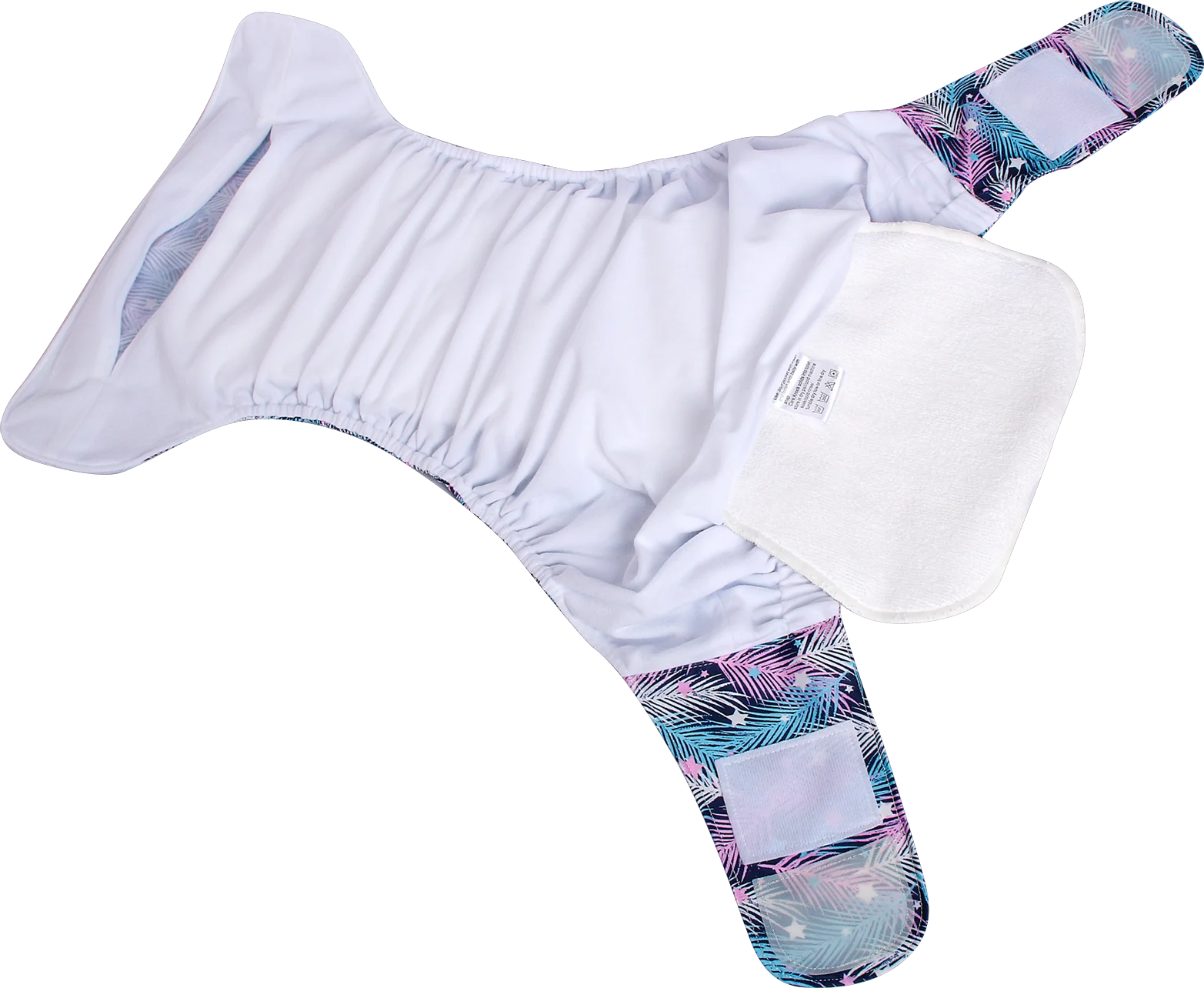 2PCS Adjustable Size Diaper Adult Reusable Washable Incontinence Underwear Waterproof Diaper Pants with 2 Insert