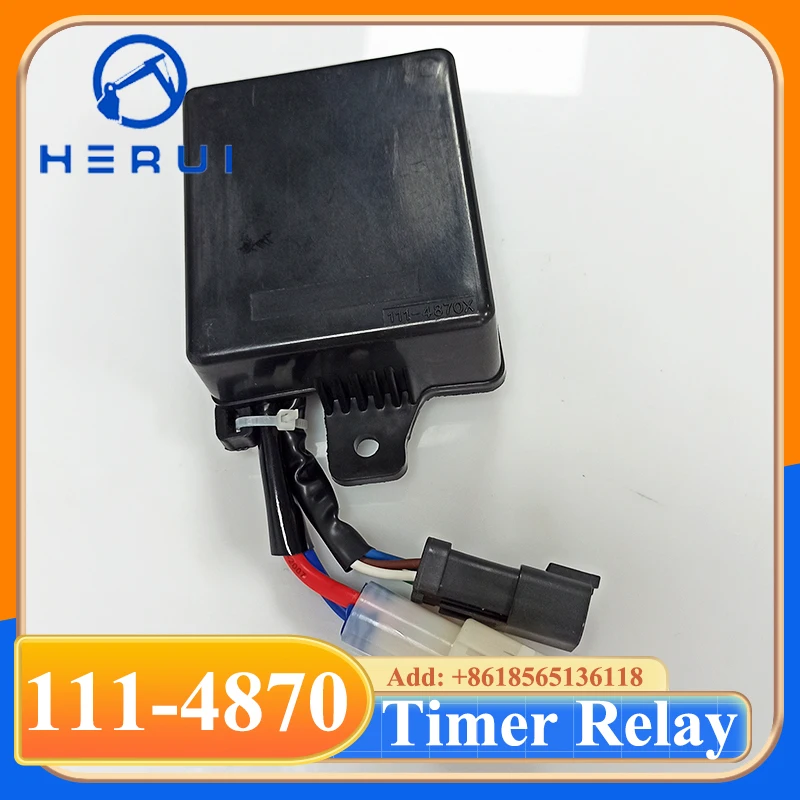 Timer Relay 111-4870 1114870 For 311B 312B 312B L Excavator 3046 Engine  Relay