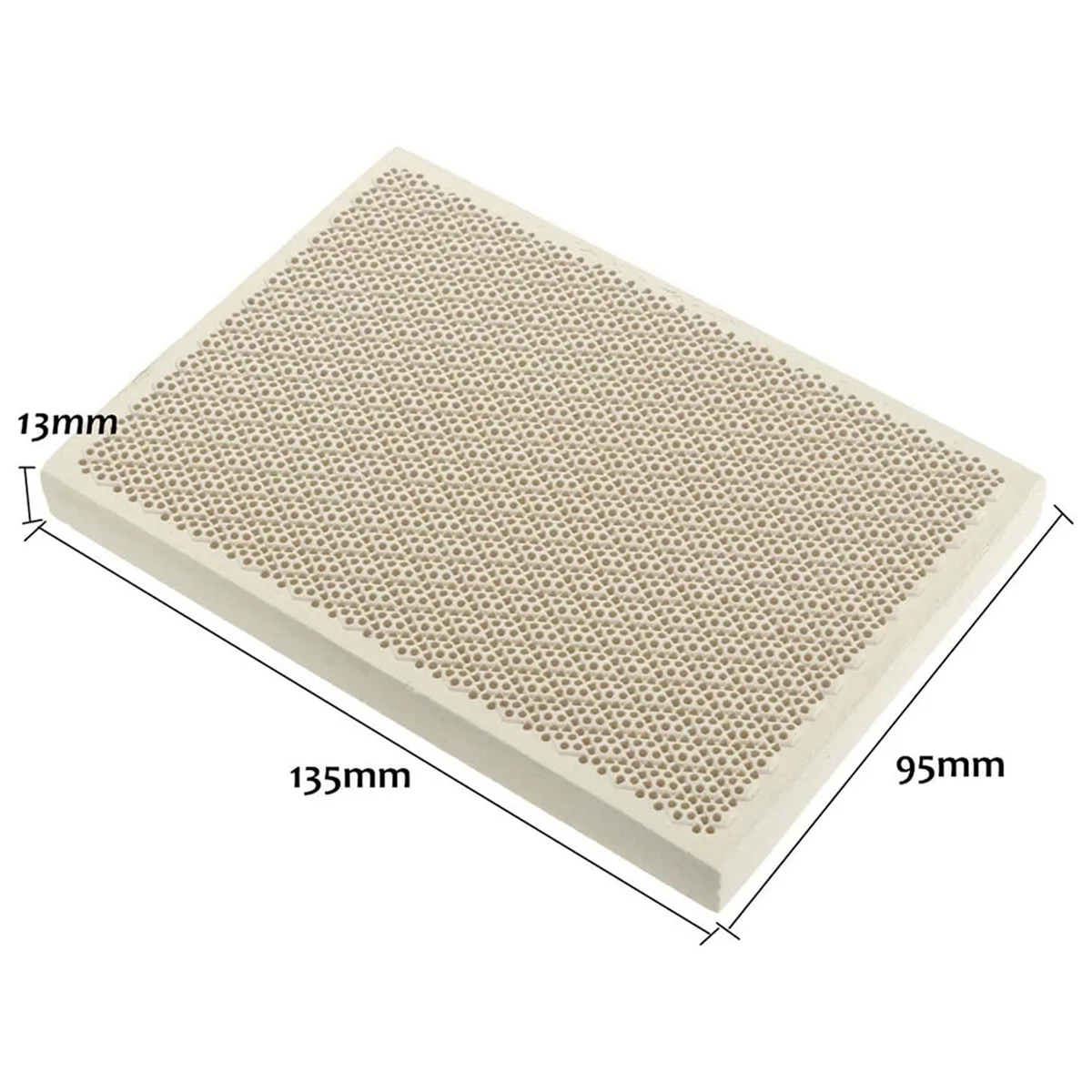 Tablero de soldadura de cerámica de panal de abeja con agujas, Panel de panal de soldadura rectangular, herramientas para hacer joyas, bloque de soldadura