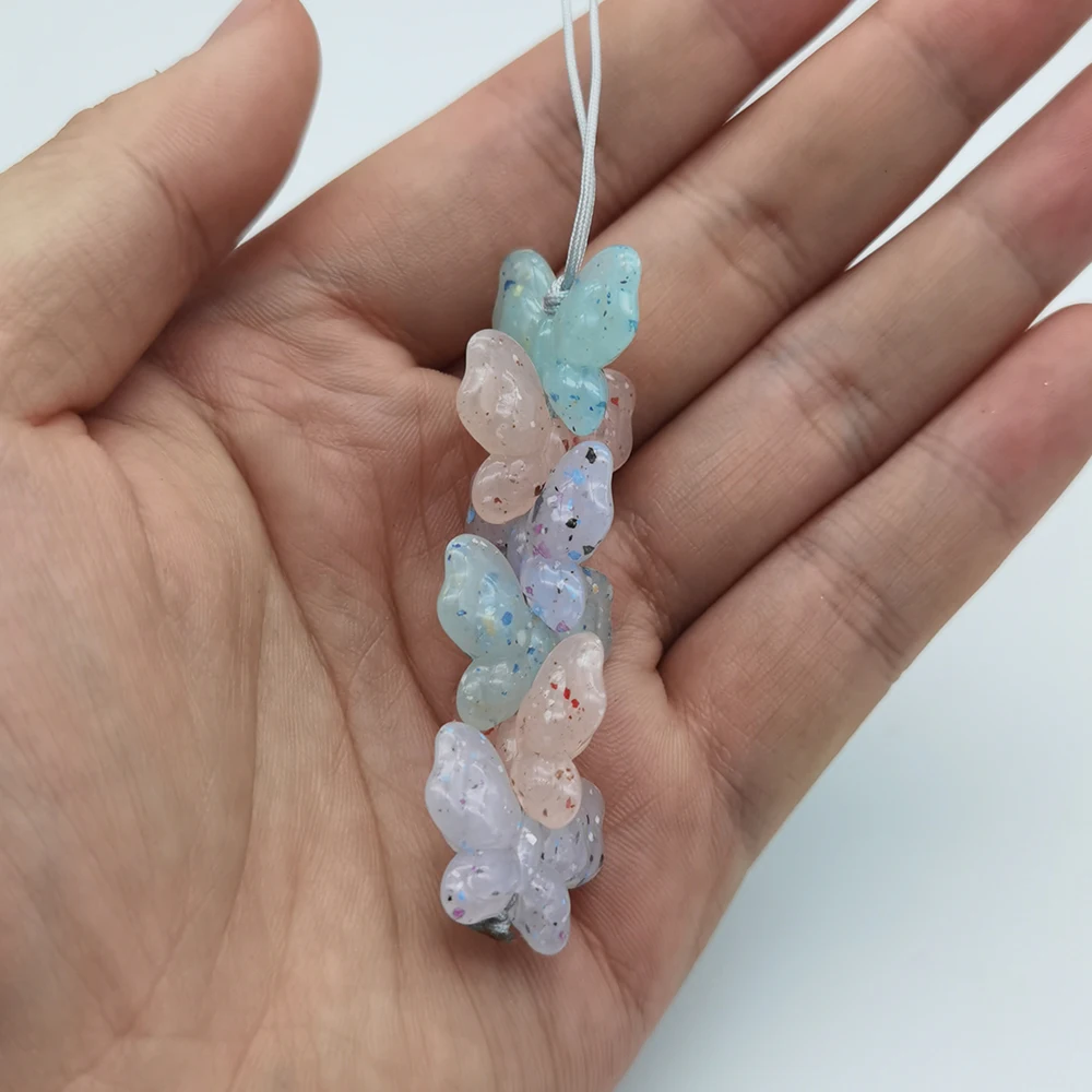 لطيف فراشة الهاتف Charms قلادة المدرسية مفتاح سلسلة Kawaii حالات ل iP 14 12 Airpods الكتب في كوريا جديد 2025