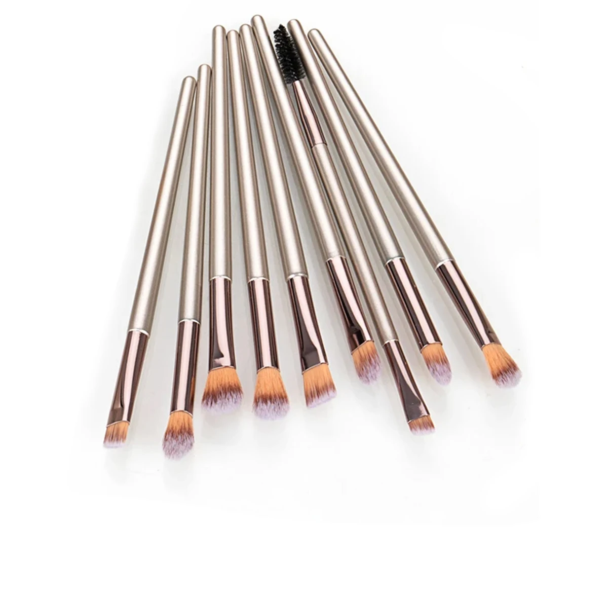 High Quality Soft Hair Wooden Handle Loose Powder Blush Foundation Contouring Eye Brush Complete Makeup Tool Set