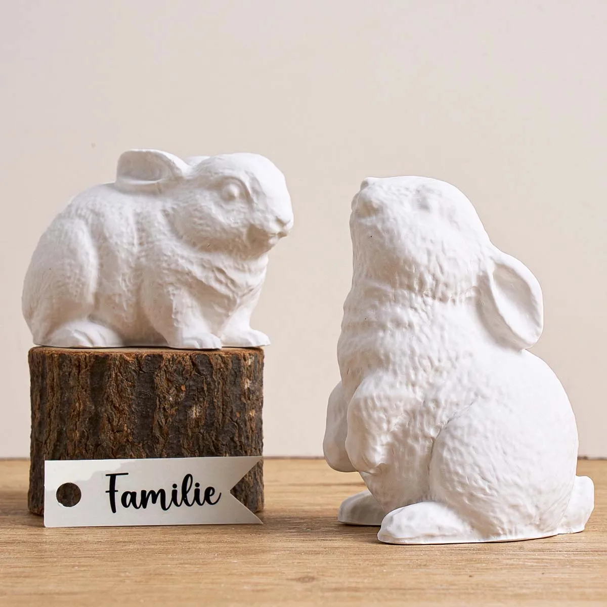 Easter Bunny Silicone Candle Mold DIY Handmade 3D Rabbit Figurine Aromatherapy Candle Plaster Concrete Craft Mold Home Decor