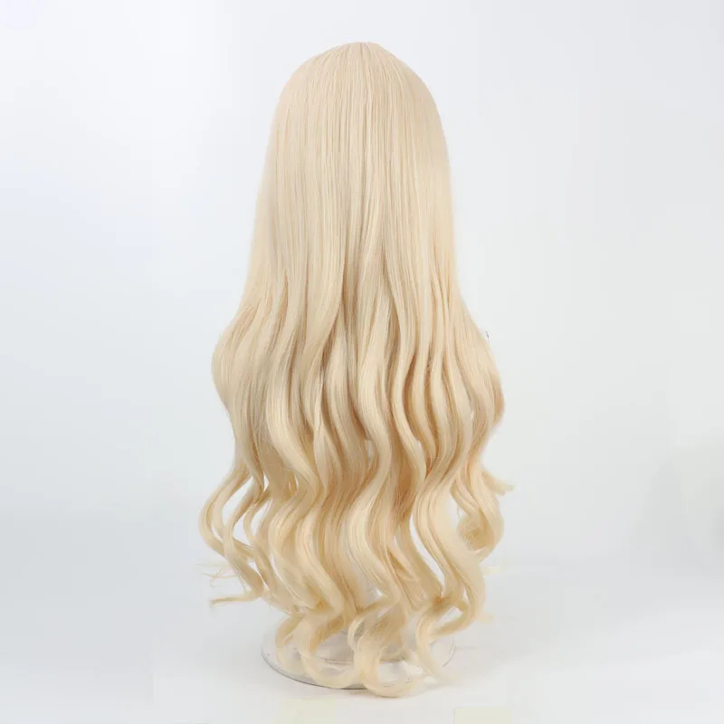 Juego Nikke la diosa de la victoria corona Cosplay peluca fiesta de Halloween Prop pelo sintético fibra resistente al calor + gorro de peluca