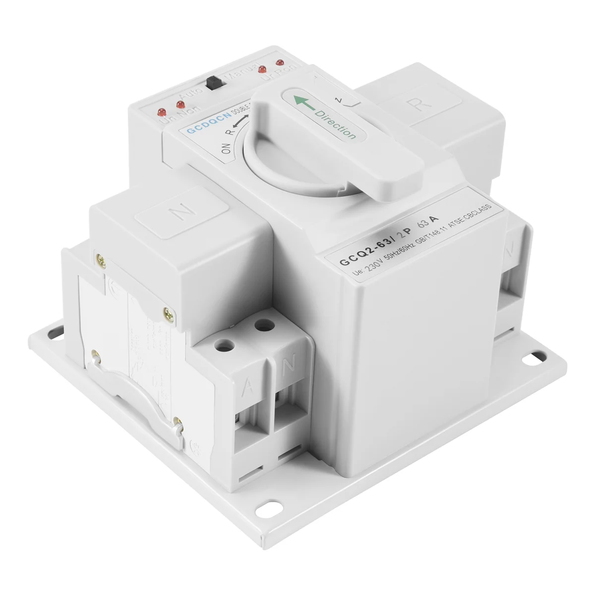 Interruttore di trasferimento automatico a doppia alimentazione Interruttore 2P63A Interruttore di marcia Classe Cb Ats Home monofase 220V