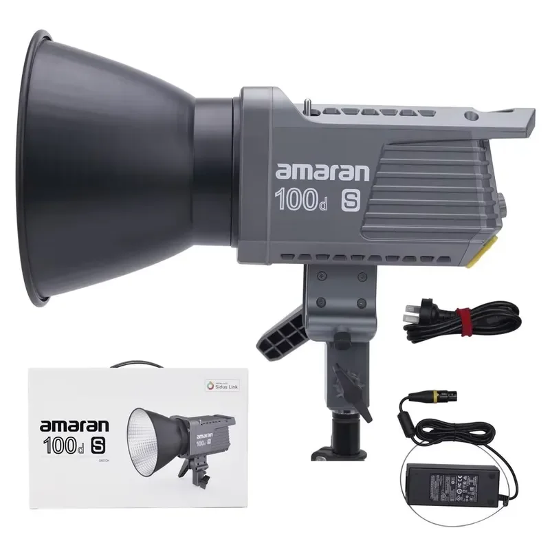 Amaran 100x S 100W Bi-Color LED Video Light for Studio Bowens Mount Silent Fan Live Streaming Photography Aputure Private